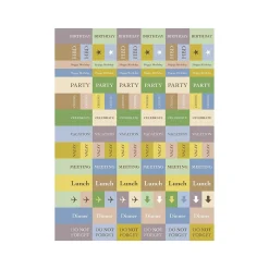 Academic Planners|TF Publishing 2024-2025 White Lotus Series Seersucker Stripe 6