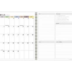 Academic Planners|TF Publishing 2024-2025 White Lotus Series Byzantine Tile 8.5
