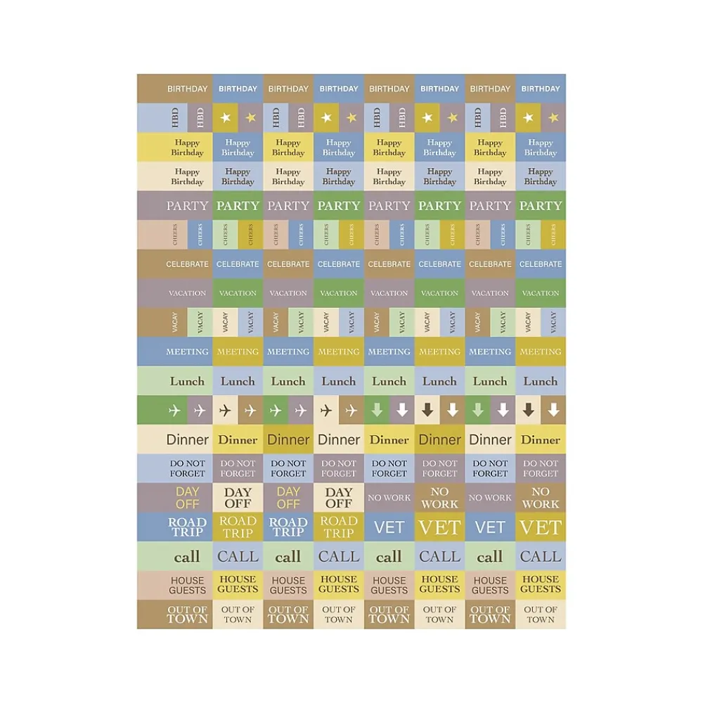 Academic Planners|TF Publishing 2024-2025 White Lotus Series Byzantine Tile 8.5" x 11" Academic Weekly & Monthly Planner, Paperboard Cover