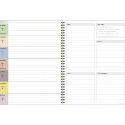 Academic Planners|TF Publishing 2024-2025 White Lotus Series Mediterranean Picnic 8.5" x 11" Academic Weekly & Monthly Planner