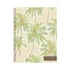 Academic Planners|TF Publishing 2024-2025 White Lotus Series Positano Palms 8.5" x 11" Academic Weekly & Monthly Planner, Paperboard Cover