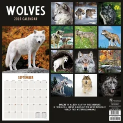 2025 Calendars|TF Publishing 2025 Wolves 12" x 12" Monthly Wall Calendar (25-1035)