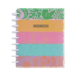 Academic Planners|The Happy Planner 2024-2025 Bold and Botanical 7" x 9.25" Academic Weekly & Monthly Planner, Plastic Cover, Multicolor