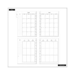 Academic Planners|The Happy Planner 2024-2025 Vivid Blooms 7