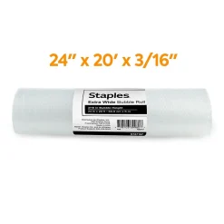 Staples 3/16" UPS Approved Bubble Roll, 24" x 20' (27167)