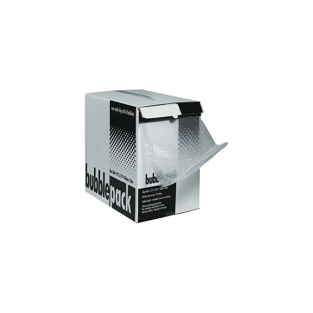 Clearance Unbranded 1/2" UPS Approved Bubble Roll with Dispenser, 12" x 50' (BD1212)