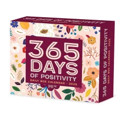 2025 Calendars|Willow Creek 2025 365 Days of Positivity 6" x 5.5" Day-to-Day Calendar (40553)