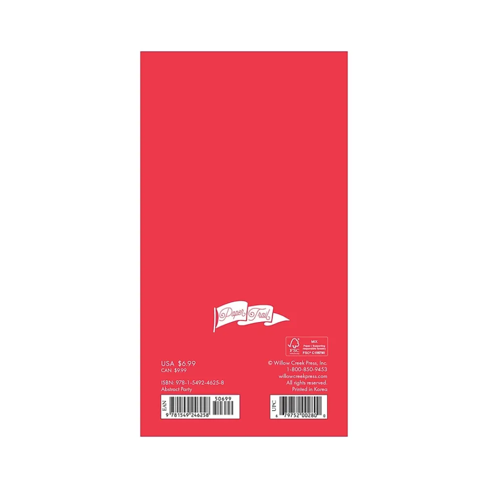 Academic Planners|Willow Creek 2024-2026 Abstract Party 3.5" x 6.5" Academic Monthly Planner, Paper Cover, Multicolor (46258)