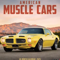 2025 Calendars|Willow Creek 2025 American Muscle Cars 12" x 12" Monthly Wall Calendar (41345)