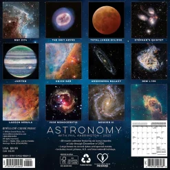 2025 Calendars|Willow Creek 2025 Astronomy 7" x 7" Monthly Wall Calendar (45640)