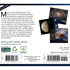 2025 Calendars|Willow Creek 2025 Astronomy 6.2" x 5.4" Daily Desk Calendar (40591)