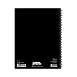 Academic Planners|Willow Creek 2024-2025 Basic Black 6.5" x 8.5" Academic Weekly & Monthly Planner, Paper Cover, Black/Brown (47729)