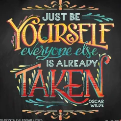 2025 Calendars|Willow Creek 2025 Be Yourself 12" x 12" Yearly Wall Calendar (48146)
