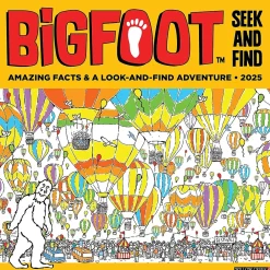 2025 Calendars|Willow Creek 2025 Bigfoot Seek & Find 12" x 12" Monthly Wall Calendar (41796)