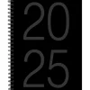 2025 Planners|Willow Creek 2025 Black 6.5" x 8.5" Academic Year Weekly Planner Cover, Black/Gray (48566)
