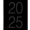 2025 Planners|Willow Creek 2025 Black 8.5" x 11" Weekly & Monthly Planner (48894)