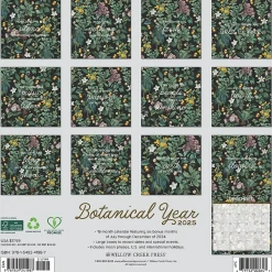 2025 Calendars|Willow Creek 2025 Botanical Nature 12" x 12" Monthly Wall Calendar (41987)