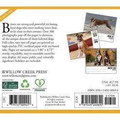 2025 Calendars|Willow Creek 2025 Boxers 6" x 5.5" Day-to-Day Calendar (40690)