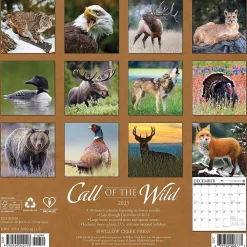 2025 Calendars|Willow Creek 2025 Call of the Wild 12" x 12" Monthly Wall Calendar (42113)