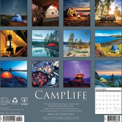 2025 Calendars|Willow Creek 2025 Camp Life 12" x 12" Monthly Wall Calendar (42120)