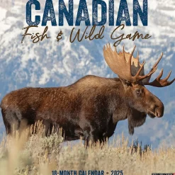 2025 Calendars|Willow Creek 2025 Canadian Fish & Wild Game 12" x 12" Monthly Wall Calendar (42137)