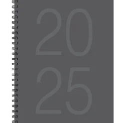 2025 Planners|Willow Creek 2025 Charcoal Gray 8.5" x 11" Weekly & Monthly Planner Cover (48900)