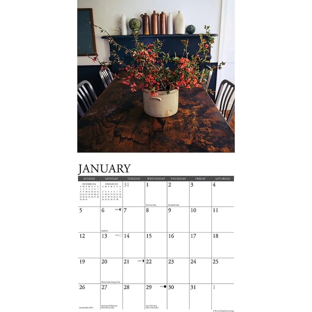 2025 Calendars|Willow Creek 2025 Country Chic 12" x 12" Monthly Wall Calendar (42588)