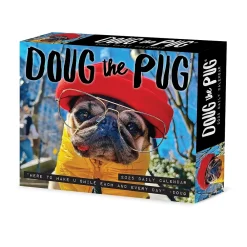 2025 Calendars|Willow Creek 2025 Doug the Pug 6" x 5.5" Day-to-Day Calendar (40829)