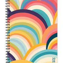 2025 Planners|Willow Creek 2025 Earthly Rainbow 6.5" x 8.5" Weekly & Monthly Planner (48849)