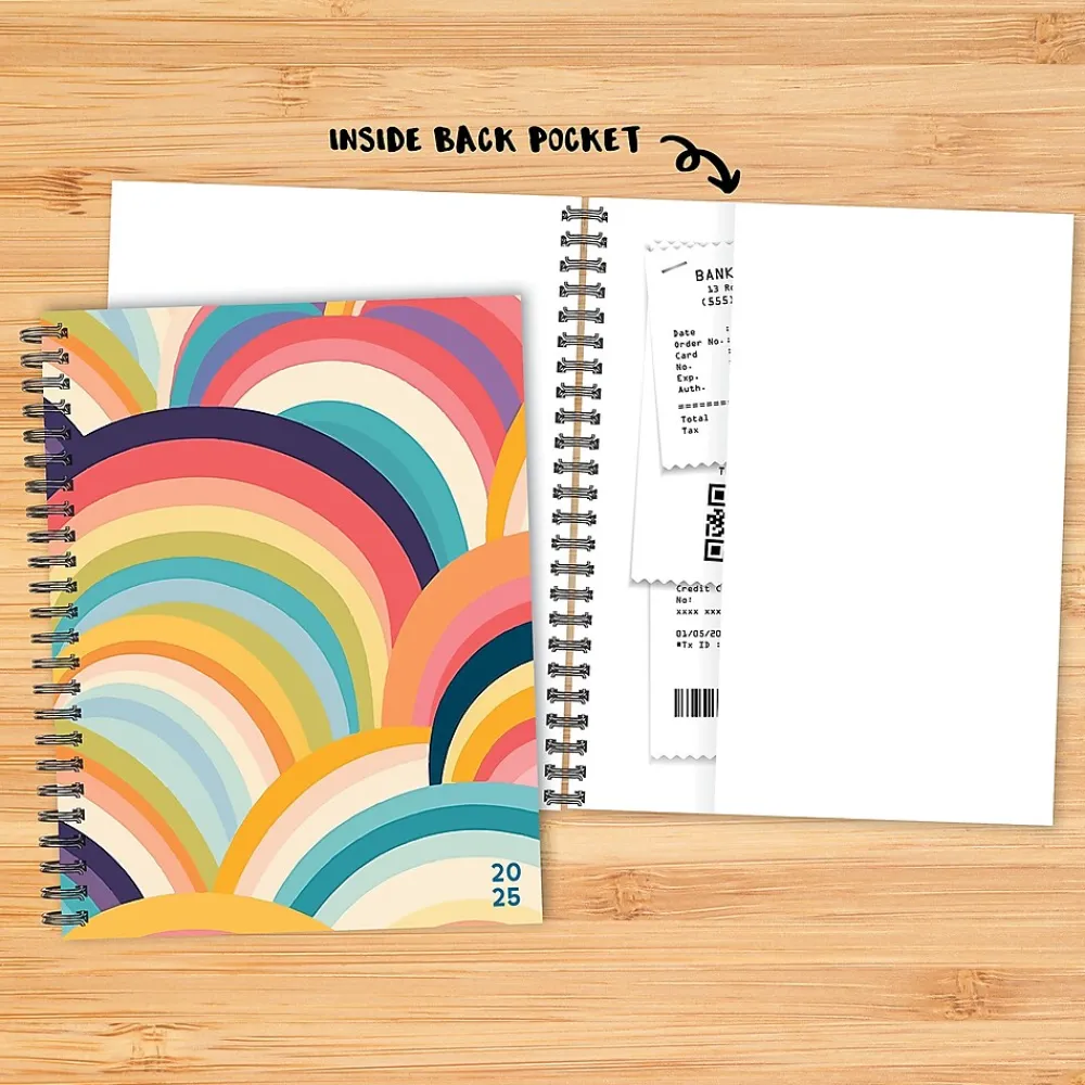 2025 Planners|Willow Creek 2025 Earthly Rainbow 6.5" x 8.5" Weekly & Monthly Planner (48849)