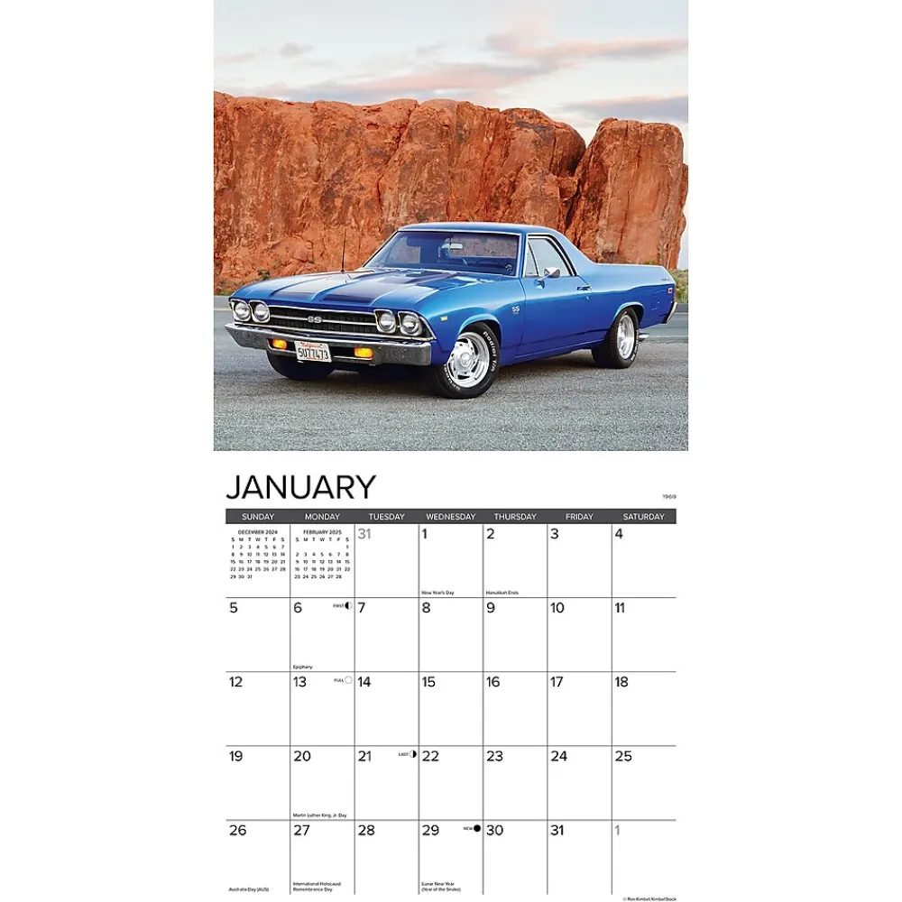 2025 Calendars|Willow Creek 2025 El Camino 12" x 12" Monthly Wall Calendar (42793)