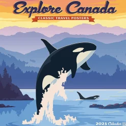 2025 Calendars|Willow Creek 2025 Explore Canada 12" x 12" Monthly Wall Calendar (42847)