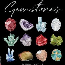 2025 Calendars|Willow Creek 2025 Gemstones 12" x 12" Monthly Wall Calendar (43004)