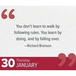 2025 Calendars|Willow Creek 2025 Great Leaders, Greatest Quotes 6.2