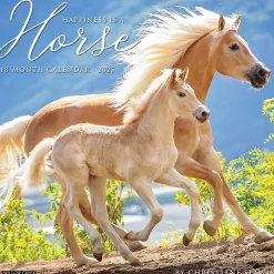 2025 Calendars|Willow Creek 2025 Happiness is a Horse 12" x 12" Monthly Wall Calendar (43271)