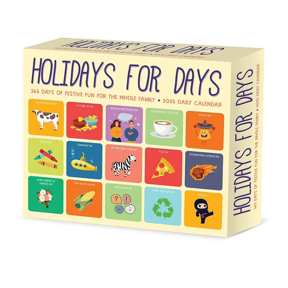 2025 Calendars|Willow Creek 2025 Holidays for Days 6.2" x 5.4" Day-to-Day Calendar (40874)