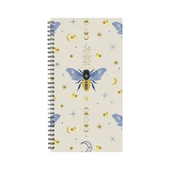 Academic Planners|Willow Creek 2024-2025 Honeybee 3.5" x 6.5" Academic Weekly & Monthly Planner, Paper Cover, Multicolor (47705)