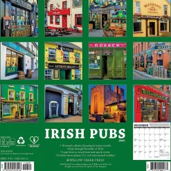 2025 Calendars|Willow Creek 2025 Irish Pubs 12" x 12" Monthly Wall Calendar (43516)