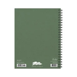 Academic Planners|Willow Creek 2024-2025 Ivy Green 6.5" x 8.5" Academic Weekly & Monthly Planner, Paper Cover, Green/Gold (47743)