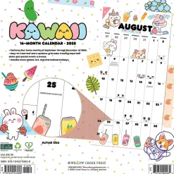 2025 Calendars|Willow Creek 2025 Kawaii 12" x 12" Monthly Wall Calendar (43608)