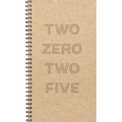 2025 Planners|Willow Creek 2025 Kraft Year 3.5" x 6.5" Weekly Planner Cover (48740)