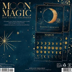 2025 Calendars|Willow Creek 2025 Moon Magic 12" x 12" Monthly Wall Calendar (46630)