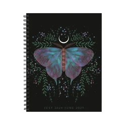 Academic Planners|Willow Creek 2024-2025 Mystic Butterfly 6.5" x 8.5" Academic Weekly & Monthly Planner, Paper Cover, Multicolor (47460)