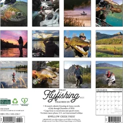 2025 Calendars|Willow Creek 2025 Press What Fly Fishing Teaches Us 2025 Wall Calendar 12" x 12" (45367)