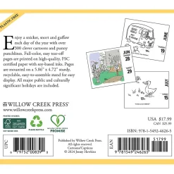 2025 Calendars|Willow Creek 2025 Punny Cartoon-A-Day 5.4" x 6.2" Day-to-Day Calendar (46265)