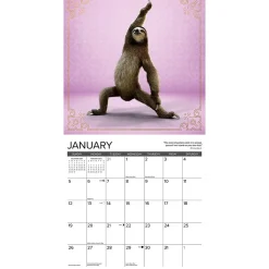 2025 Calendars|Willow Creek 2025 Sloth Yoga 12