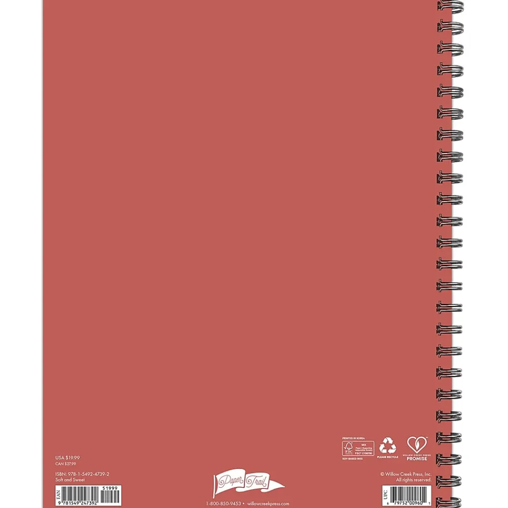 2025 Planners|Willow Creek 2025 Soft and Sweet 8.5" x 11" Weekly Planner Cover (47392)