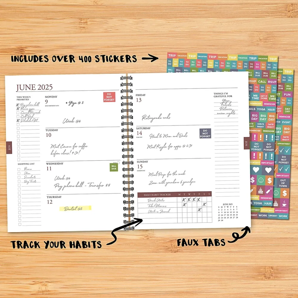 2025 Planners|Willow Creek 2025 Soft and Sweet 8.5" x 11" Weekly Planner Cover (47392)