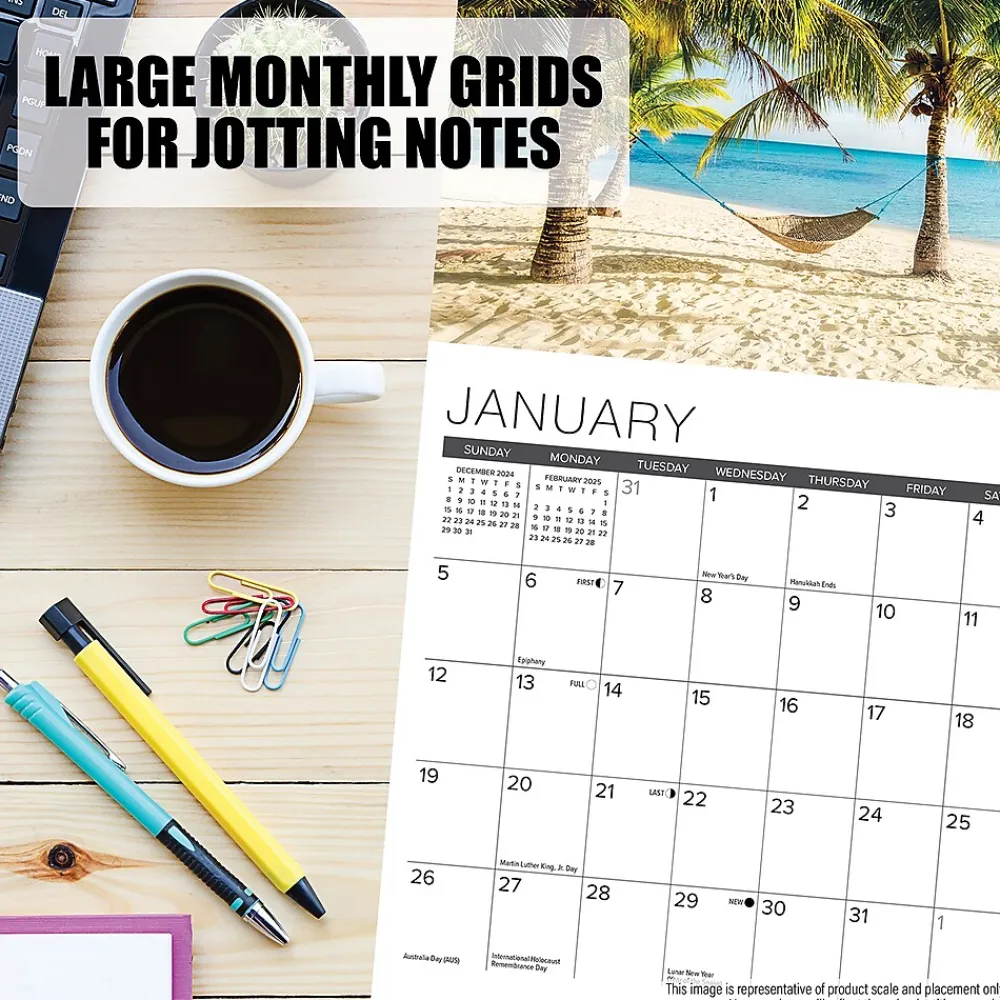 2025 Calendars|Willow Creek 2025 Sunsets 2025 7" x 7" Yearly Wall Calendar (47286)