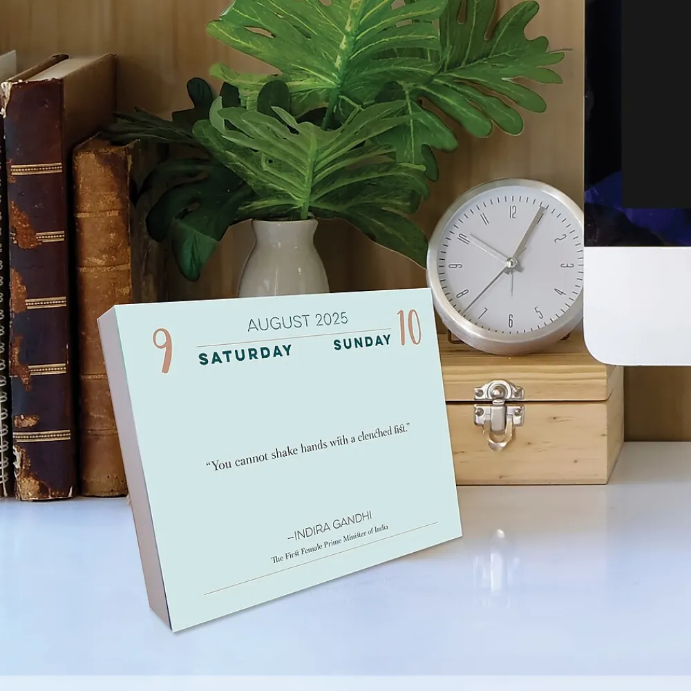 2025 Calendars|Willow Creek 2025 That's What She Said, Inspiring Women Quotes 6" x 5.5" Day-to-Day Calendar (41031)